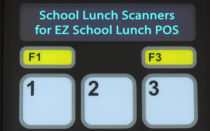 Compatible scanners and pin pads for EZ School Lunch POS