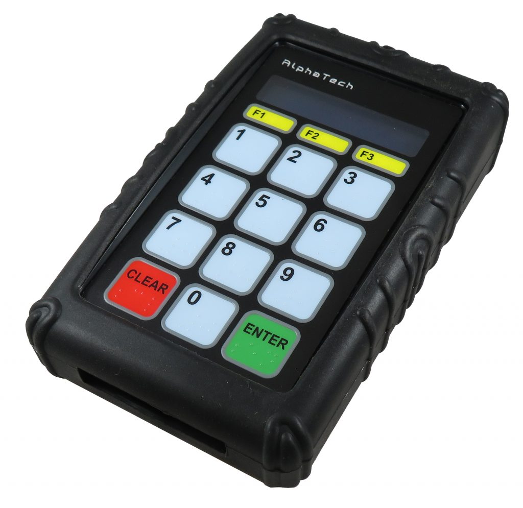 Black anti shock cover pin pad