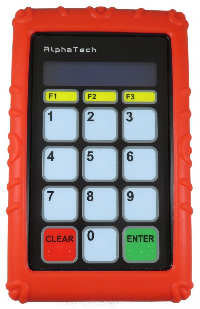 Red Protective Cover Pin Pad School Cafeteria