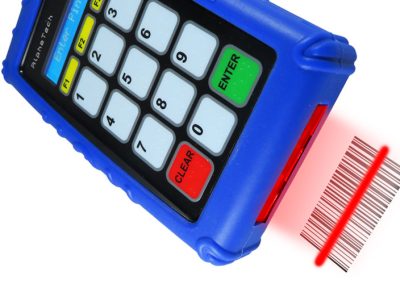 Blue School Lunch Keypad with Scanner