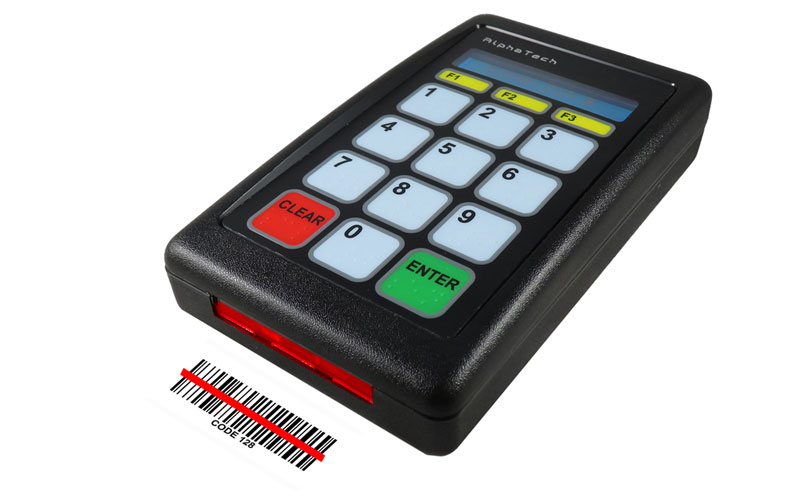 Cafeteria Pin Pad with 1D/2D Barcode Reader