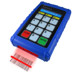 Blue Cafeteria Pin Pad Scanner
