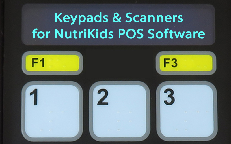Pin Pads & Scanners for NutriKids POS Software