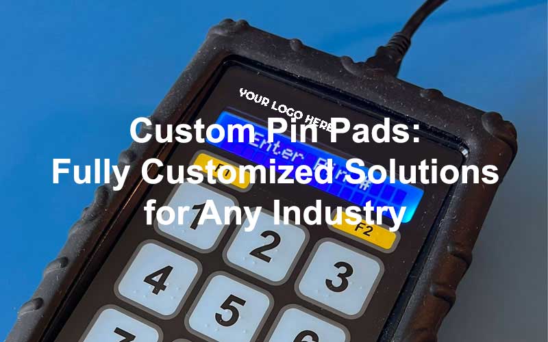 Custom Pin Pads: Fully Customized Input Solutions