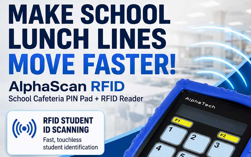 Why Pin Pads with RFID Readers Are the Smart Choice for School Cafeterias