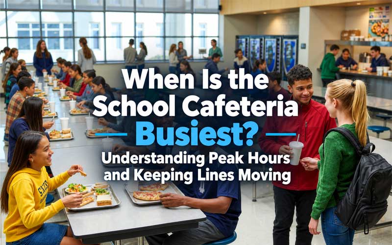 When Is the School Cafeteria Busiest? Understanding Peak Hours and Keeping Lines Moving